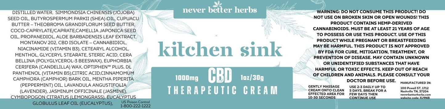 CBD Body Butter - 1000mg